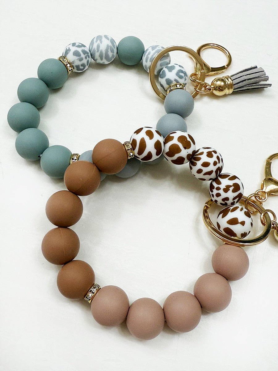 Beaded Keychain Wristlet