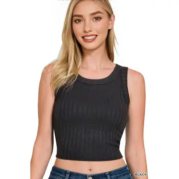 Ribbed Crop Top