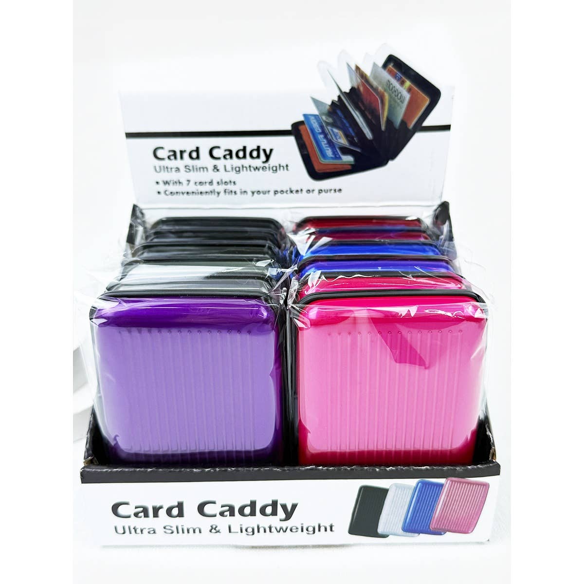 Solid Metallic Color Card Caddy