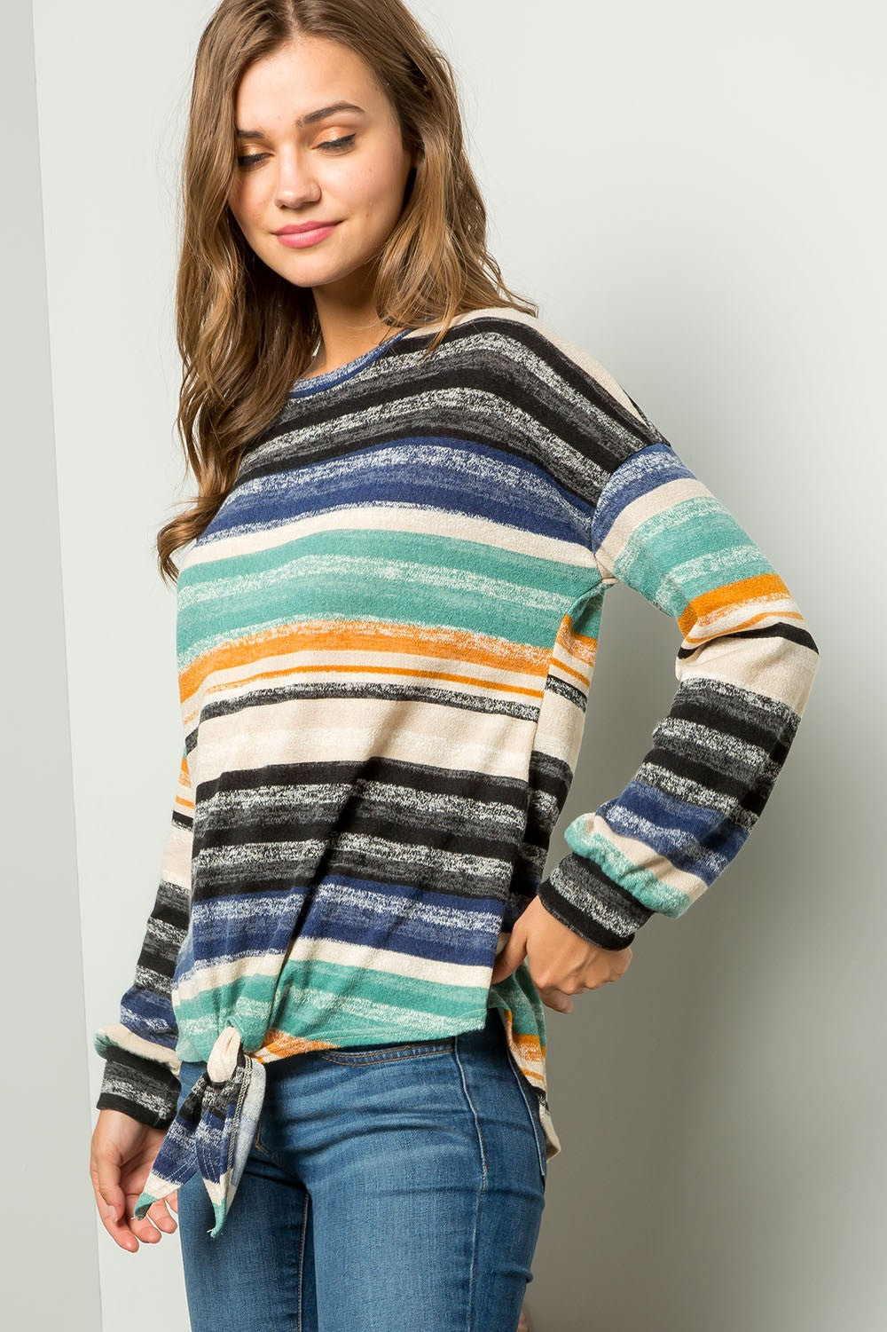 Striped Sweater Tunic