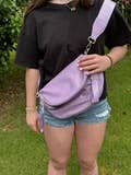 Oversize Bum Bag Crossbody - Solid