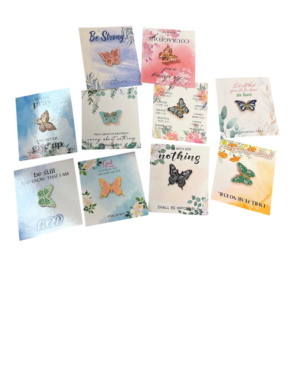 Inspirational Butterfly Pins