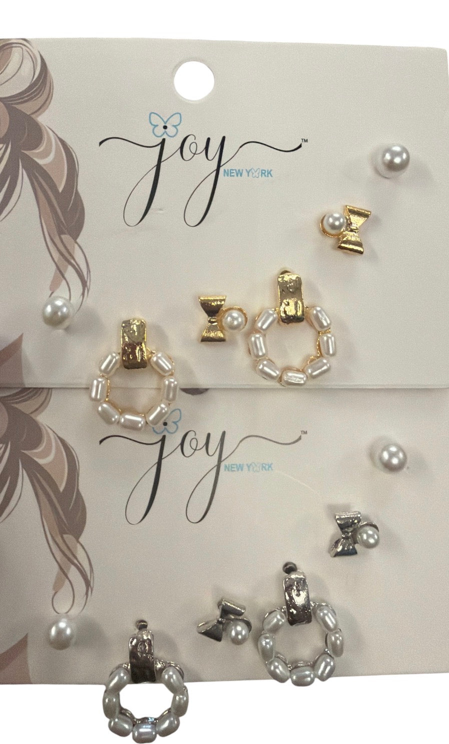 Bow Pearl Earring Pack