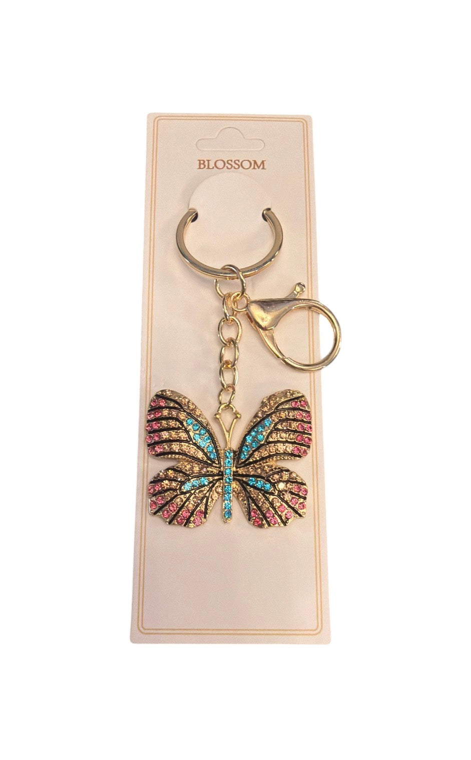 Colorful Butterfly Keychain