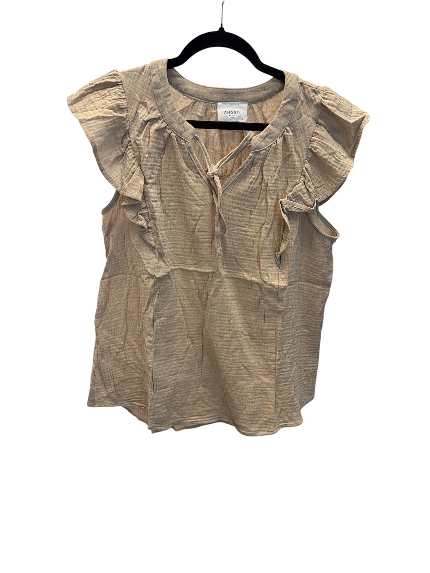 Andre Cotton Gauze Ruffle Sleeve