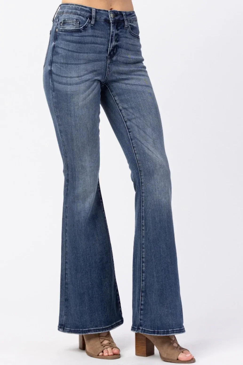 Judy Blue Contrast Trouser Flare - FB8253