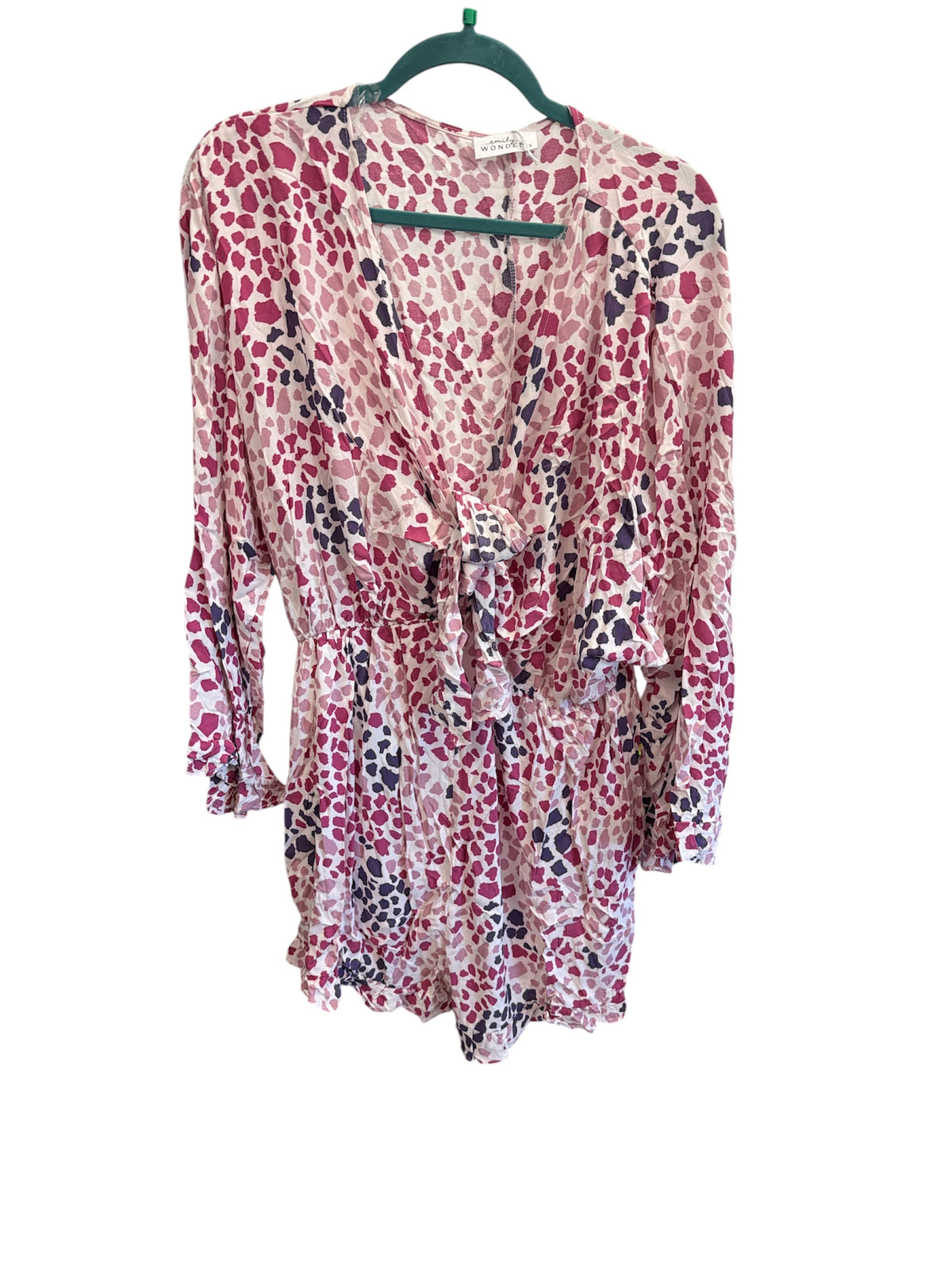 EMILY WONDER TIE FRONT ROMPER
