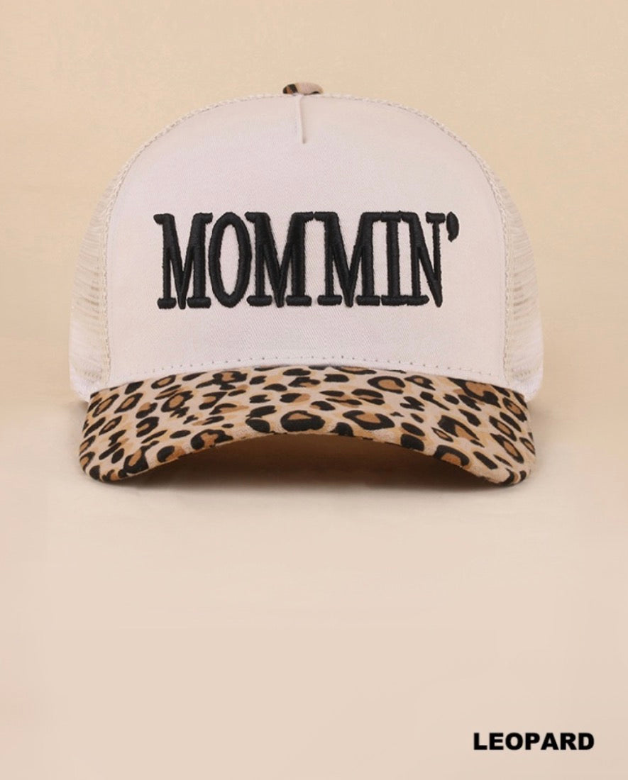 Mommin' Two-Tone Mesh Snapback Hat