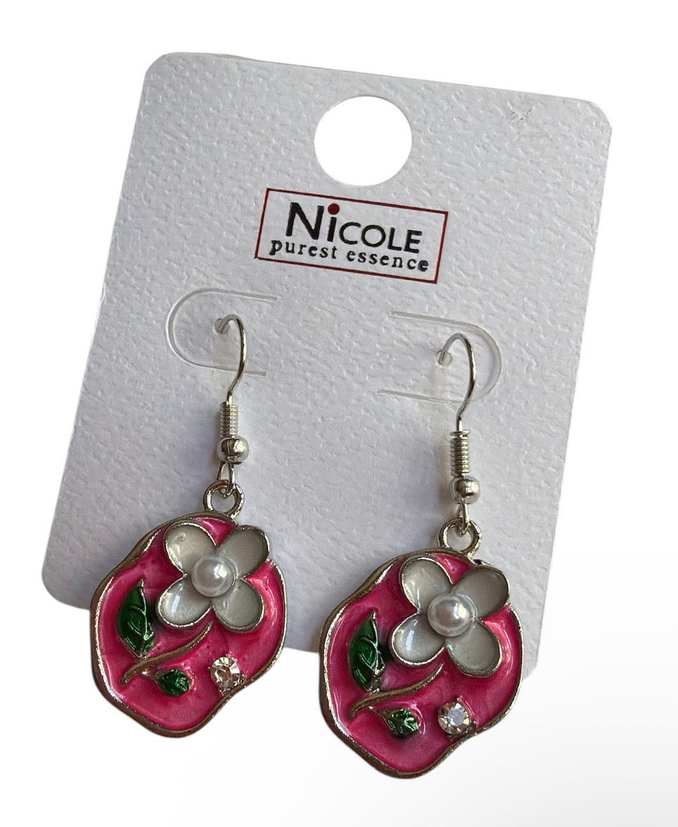 Flower Pearl Earrings