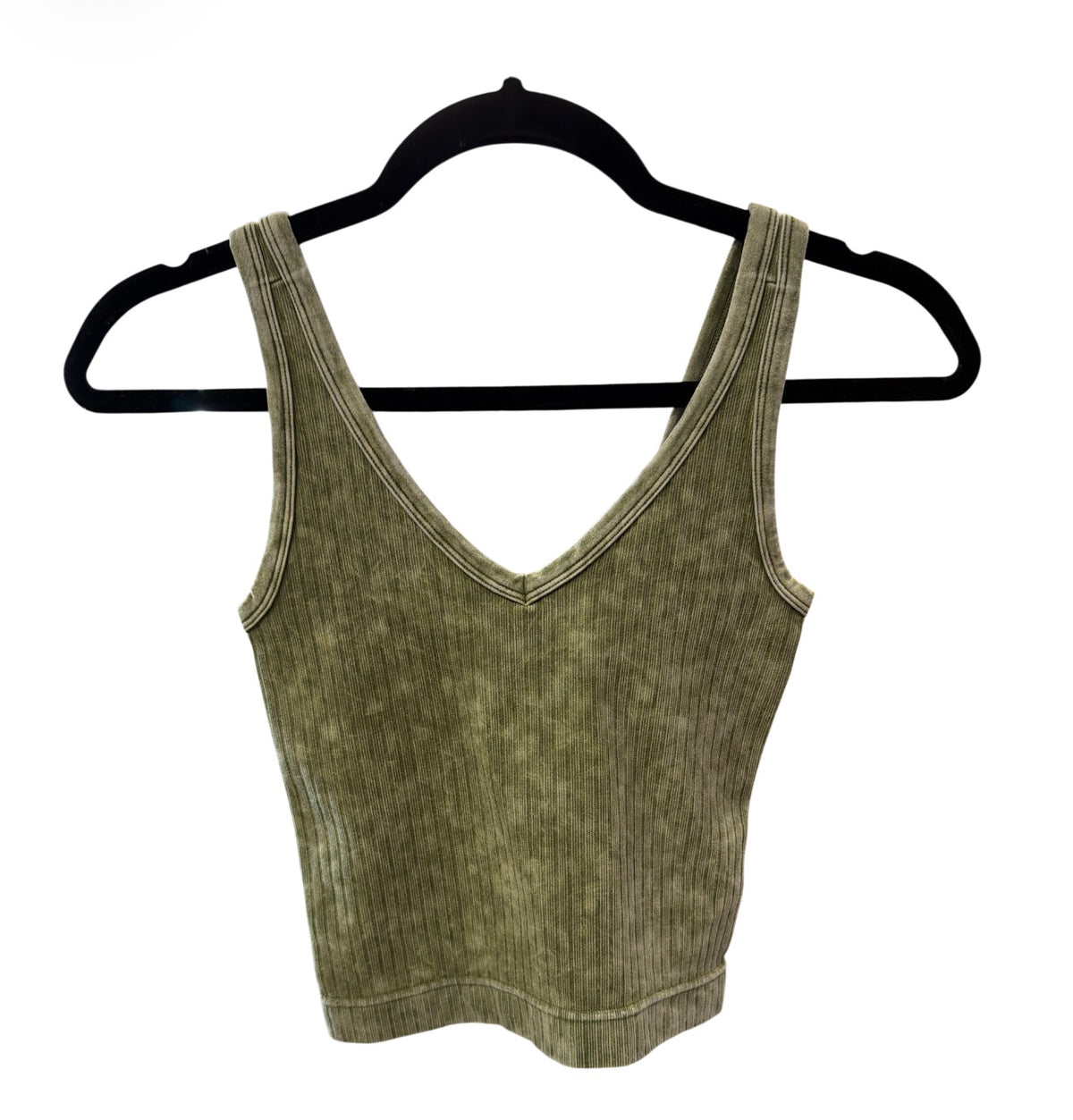 Zenana Olive Tank Top