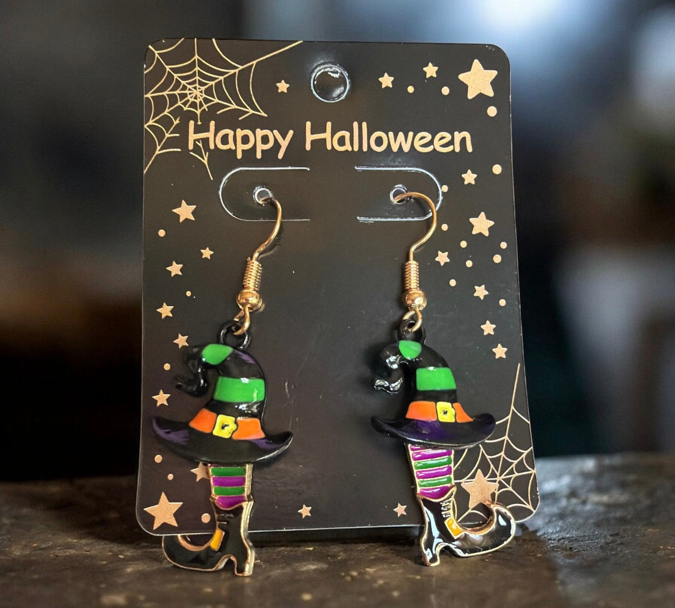 Halloween Witches Feet Earrings
