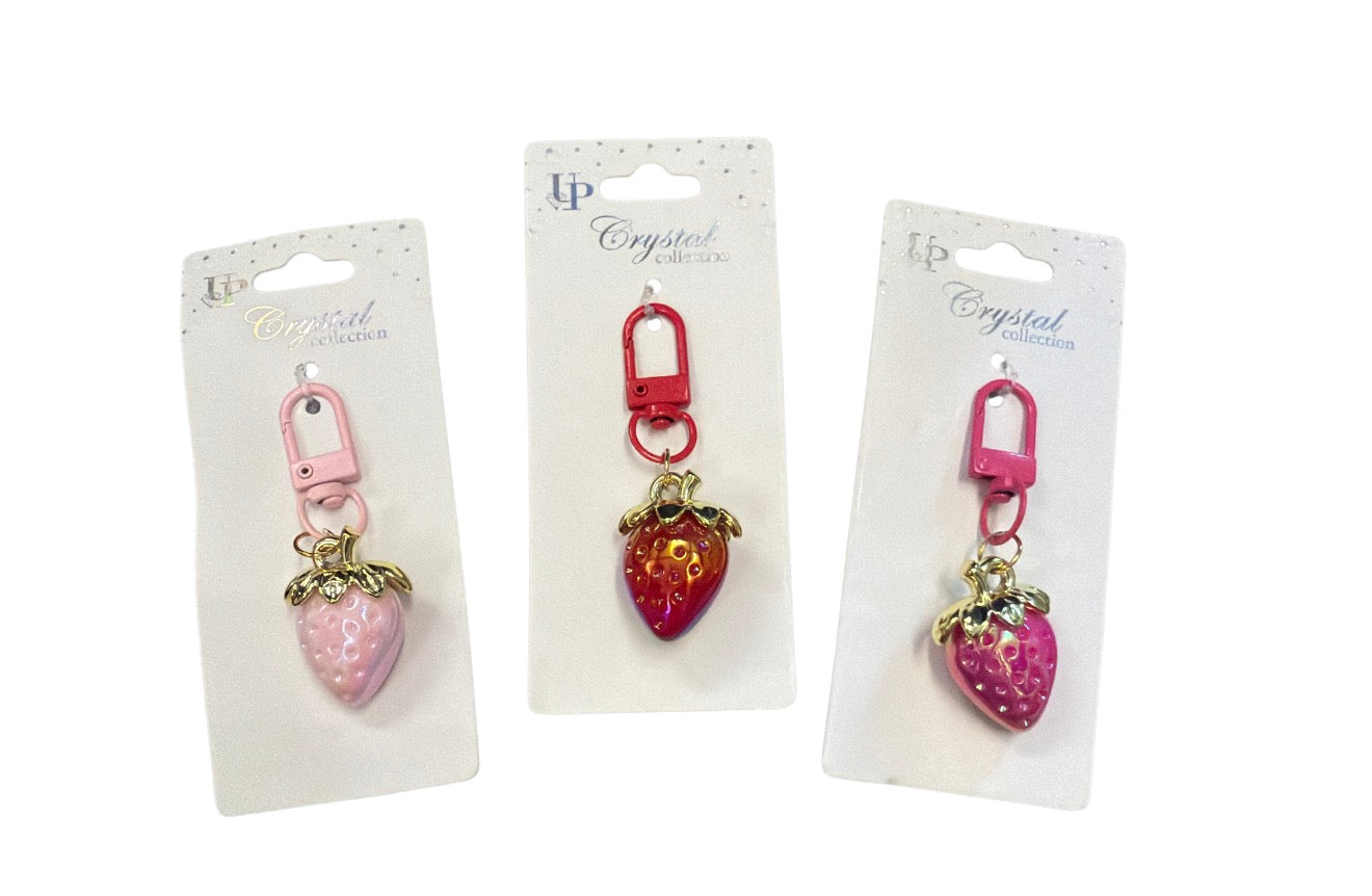 Strawberry Zipper Pull