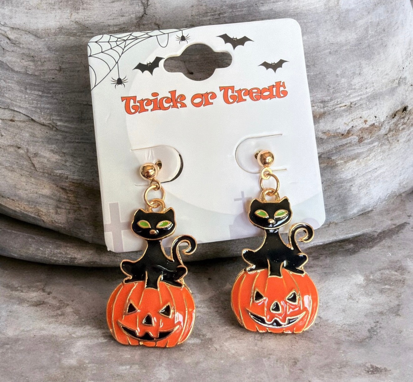 Halloween Cat Earrings