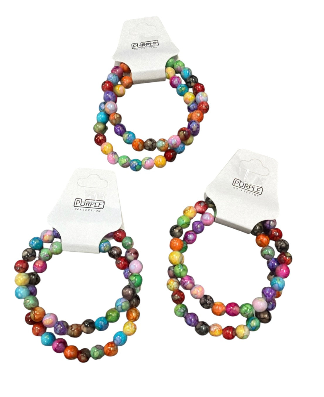 Multicolor Bracelet Stack