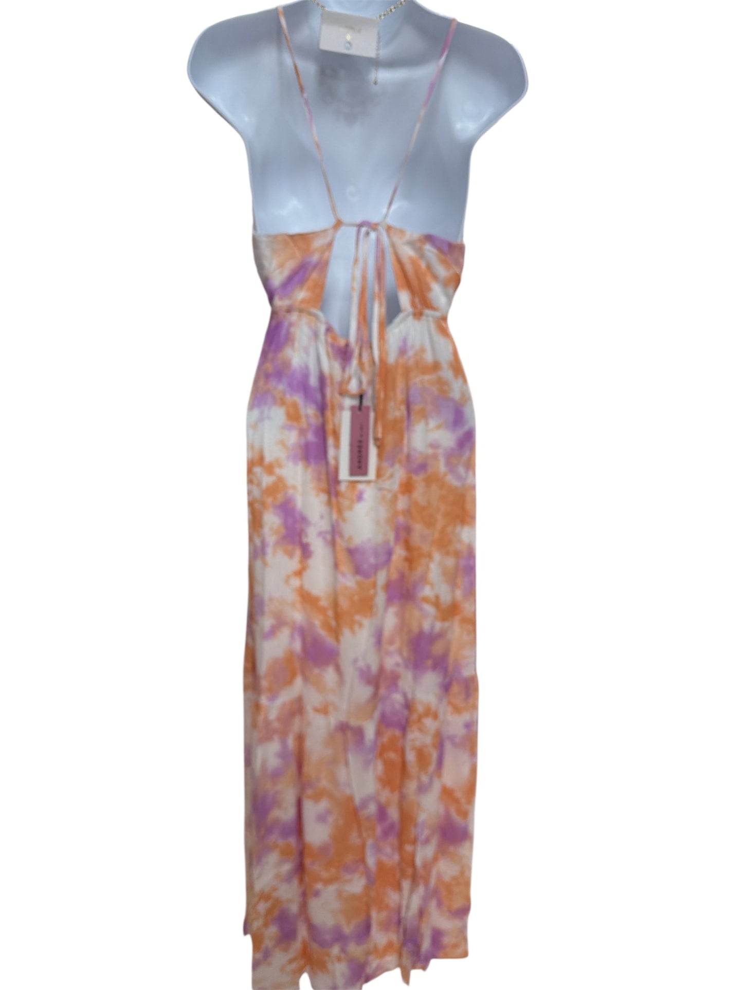 Andre Purple/Orange Maxi Dress