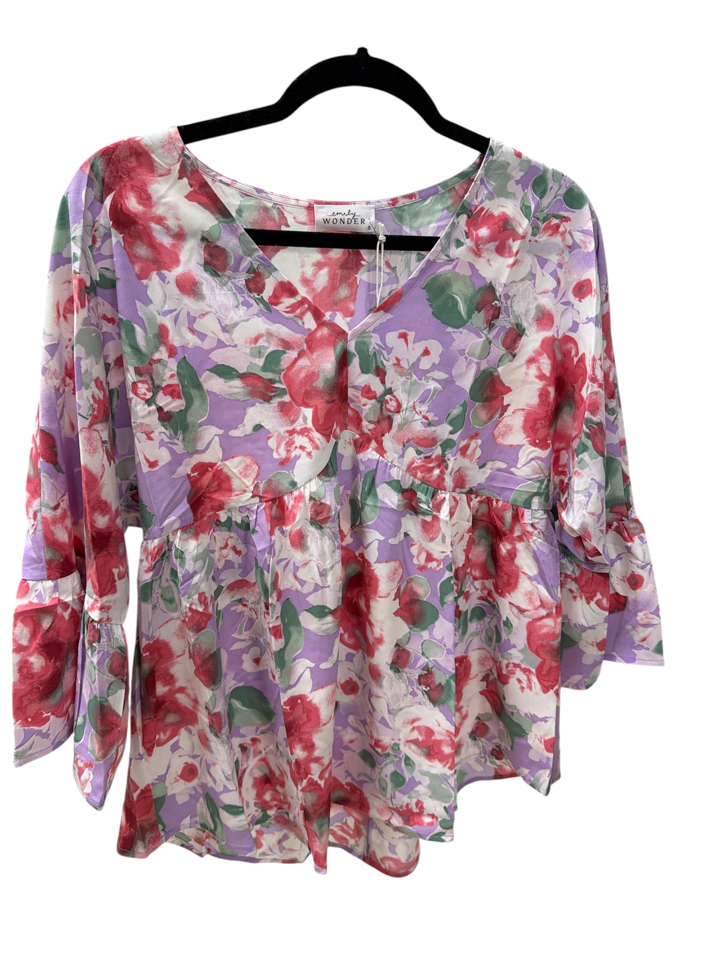 Emily Wonder Lavender Flutter Sleeve