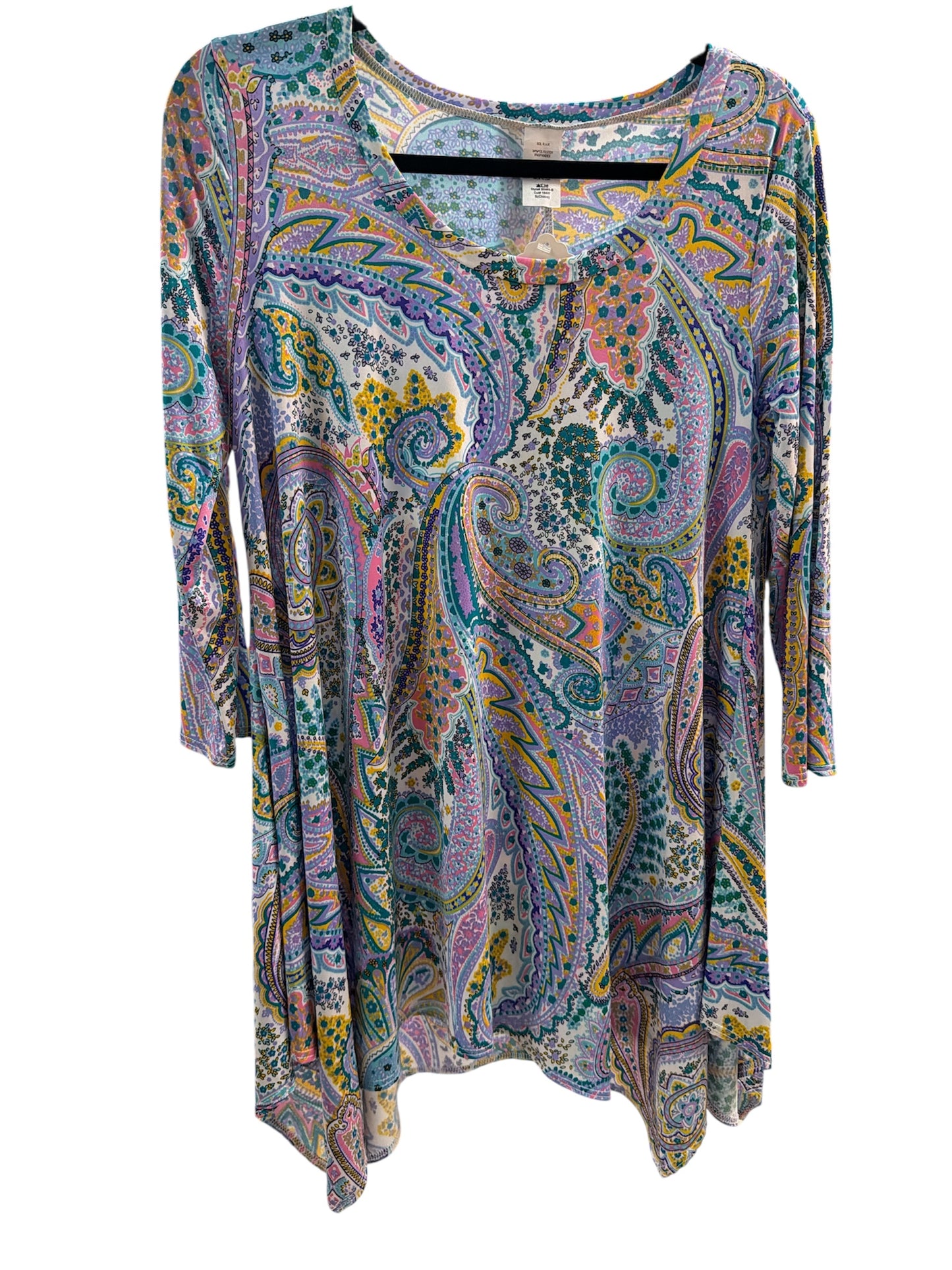 Pastel Flutter Sleeve Tunic Top