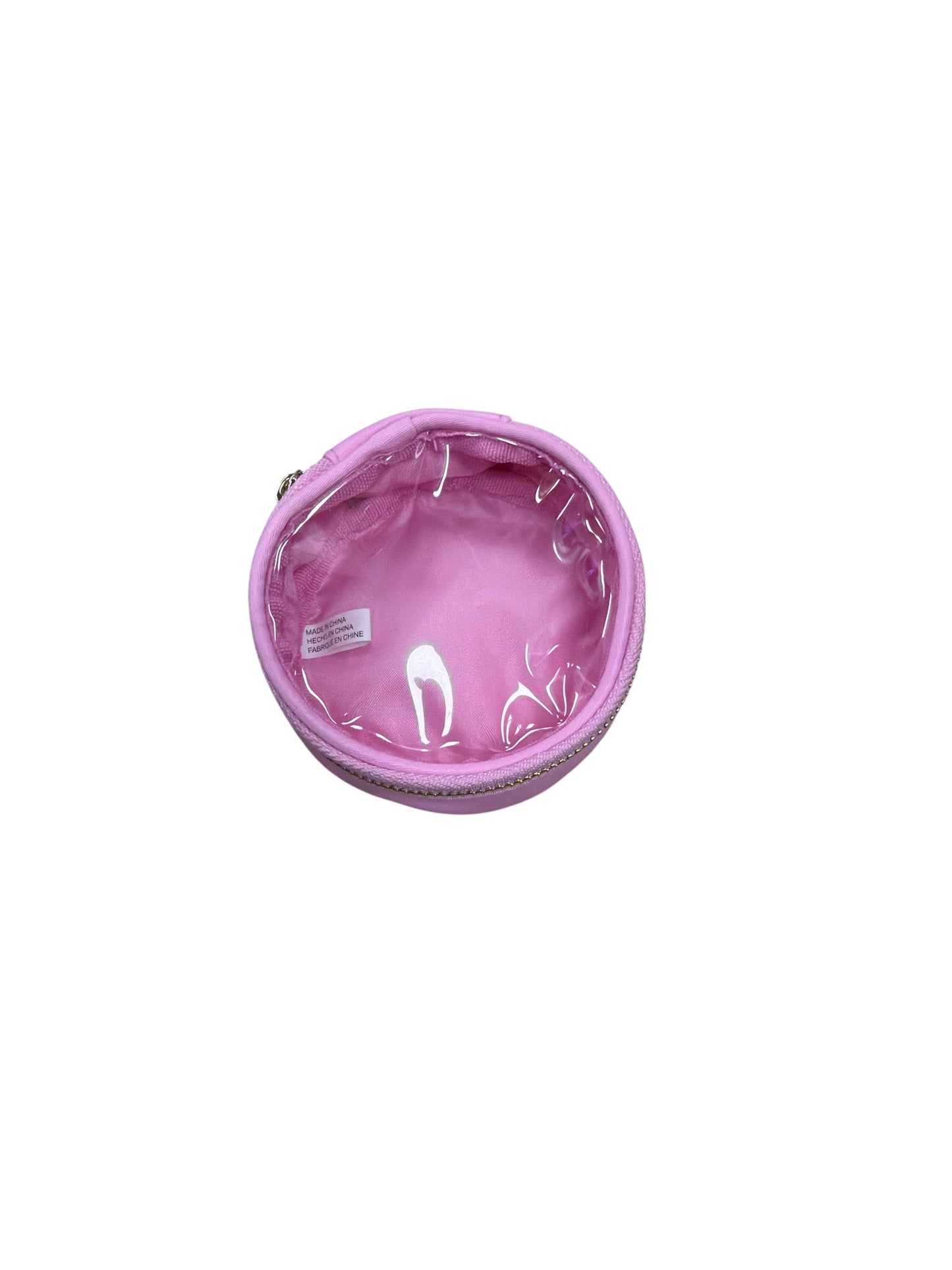 Pink Circle Travel Case