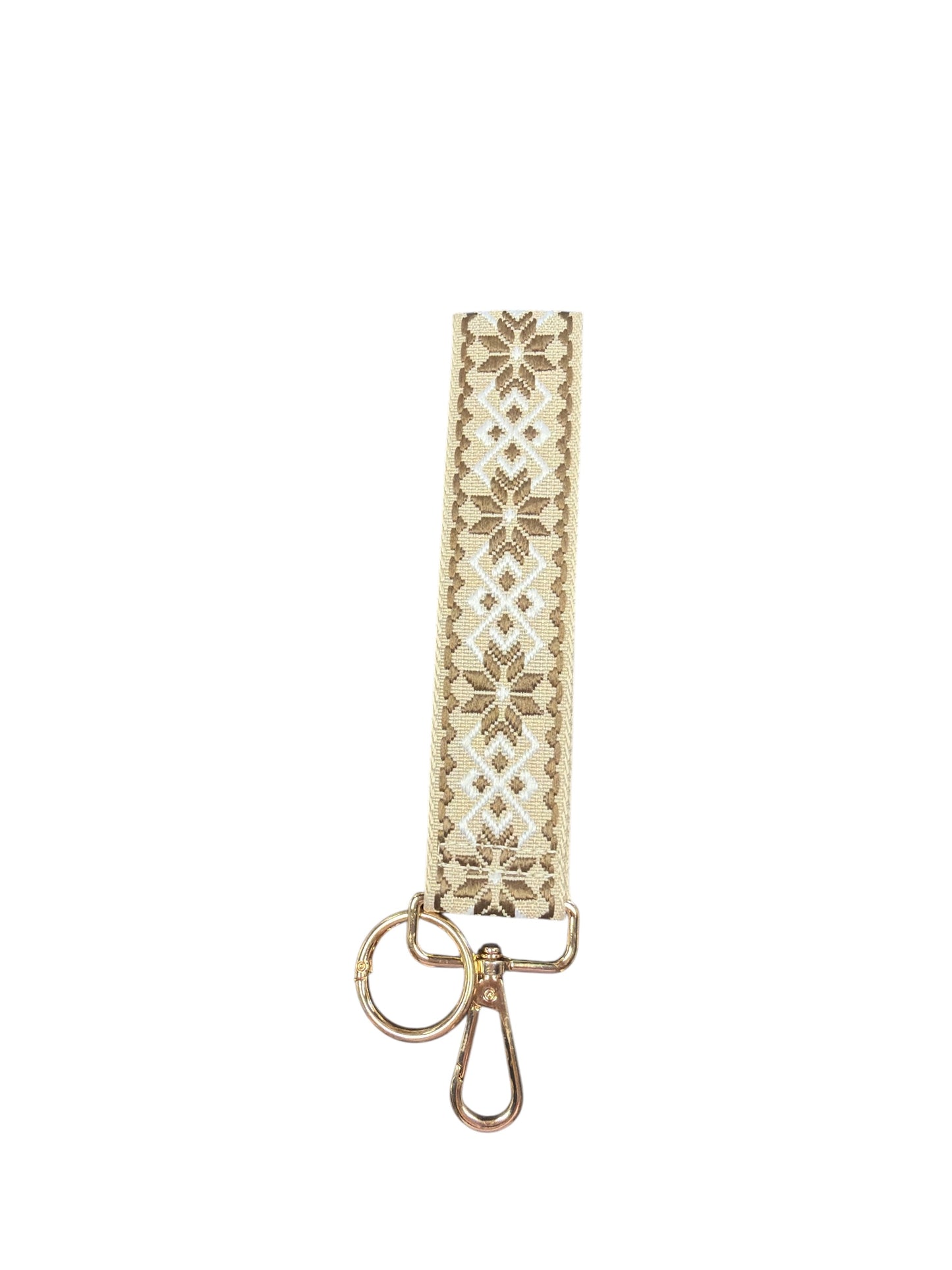 Jacquard Weave Wristlet Keychains
