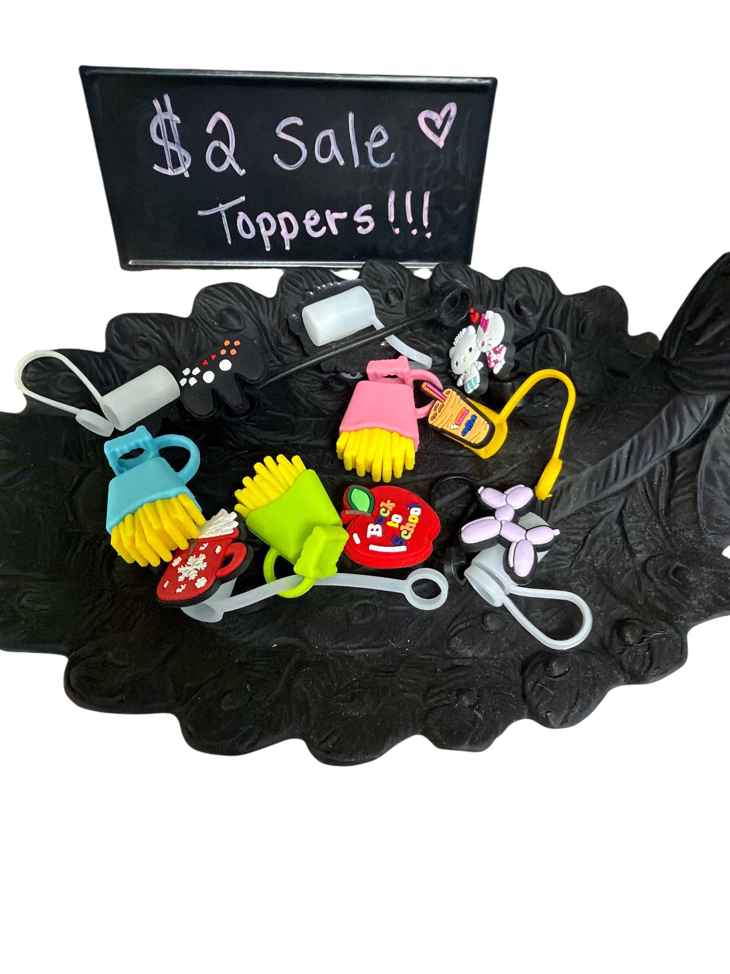 Random Straw Toppers