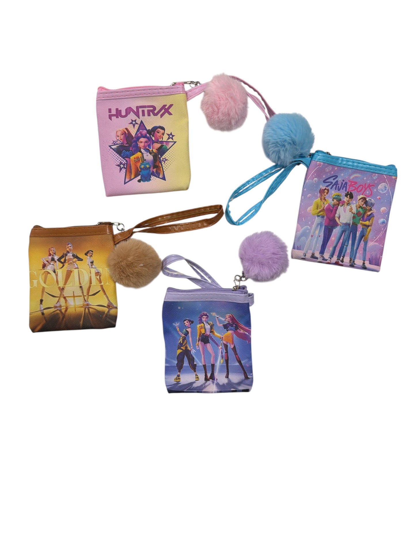 KPop PomPom Coin Purse