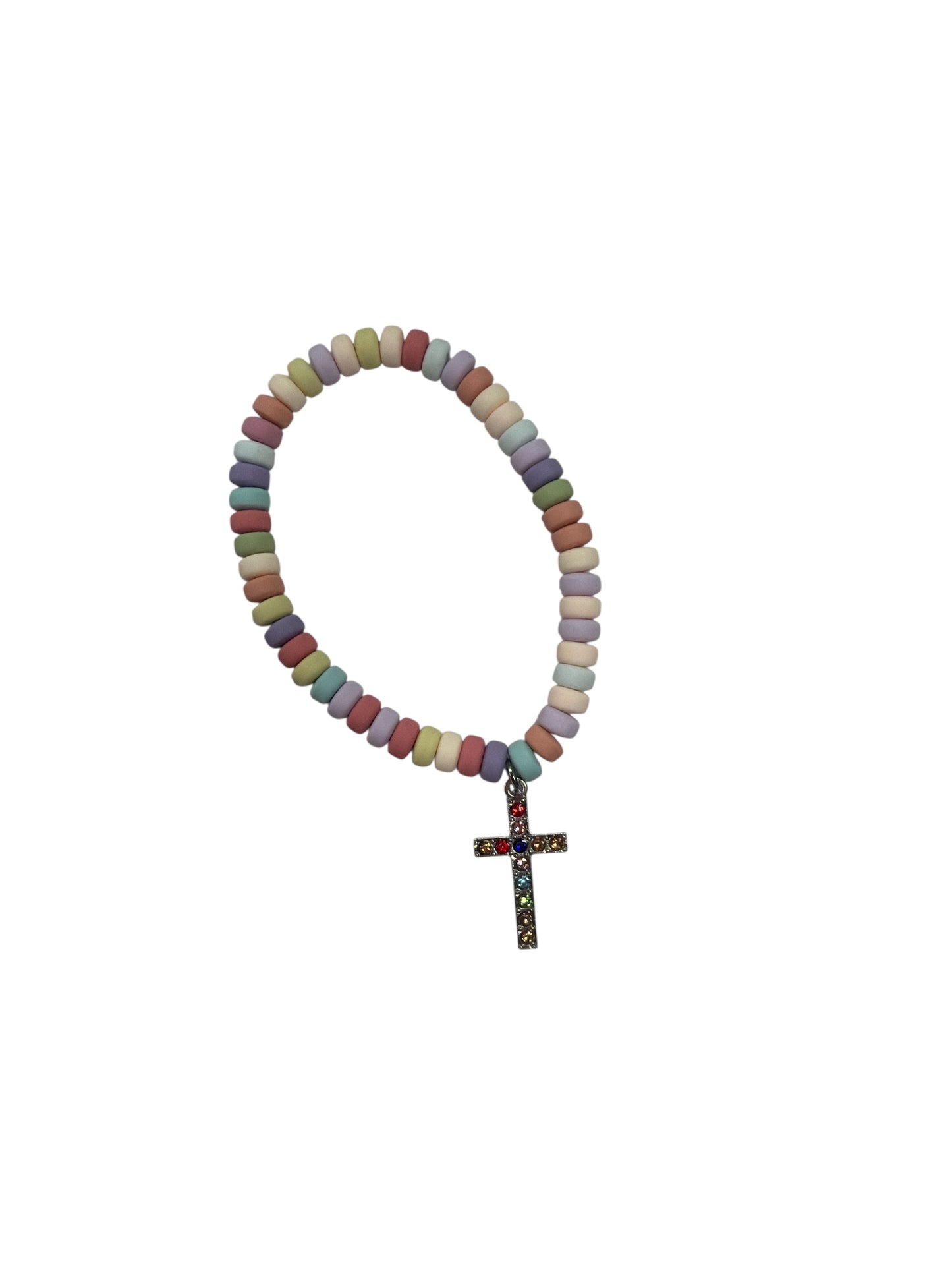 Multicolor Cross Bracelet