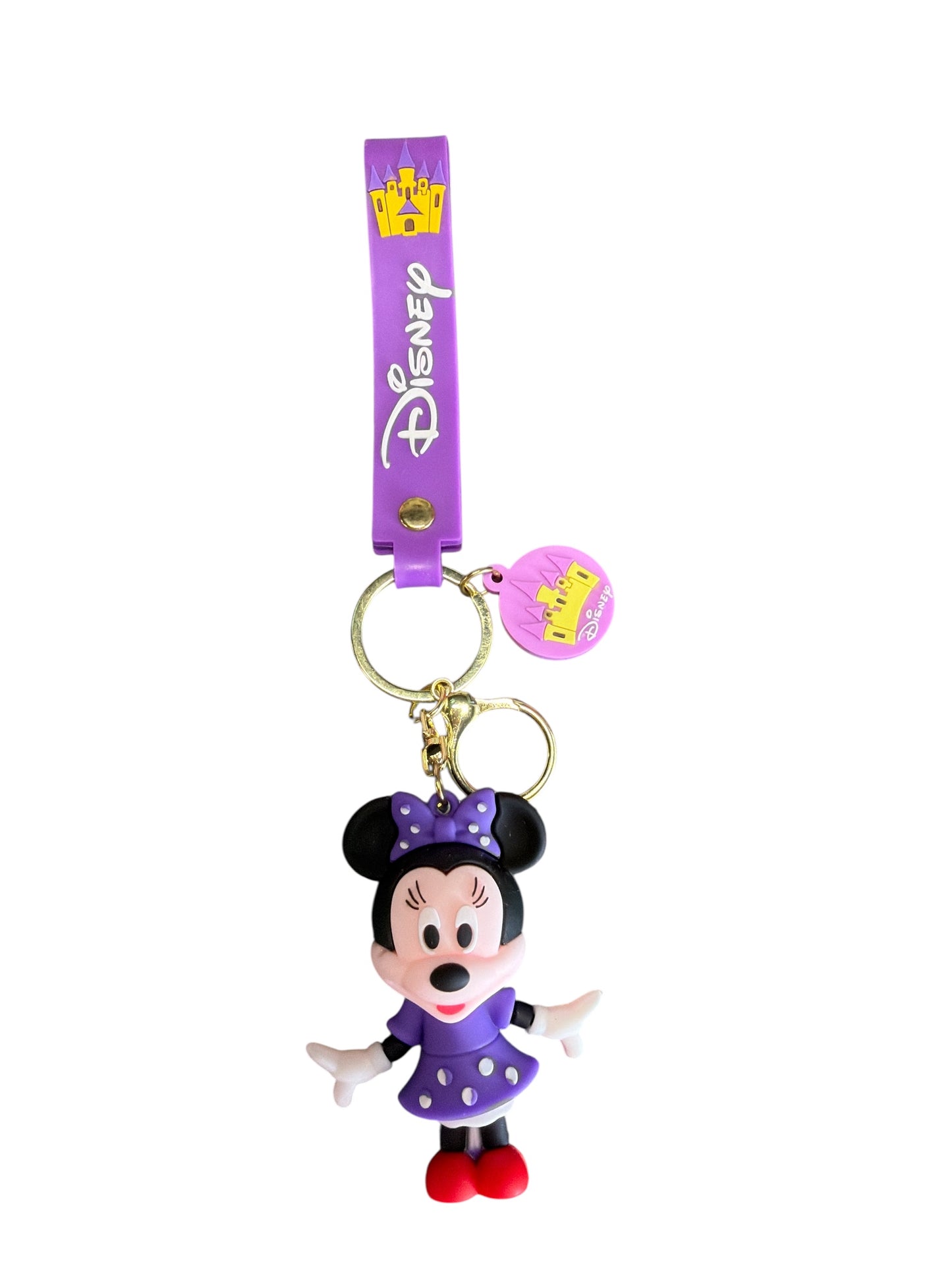 Purple Minnie Keychain