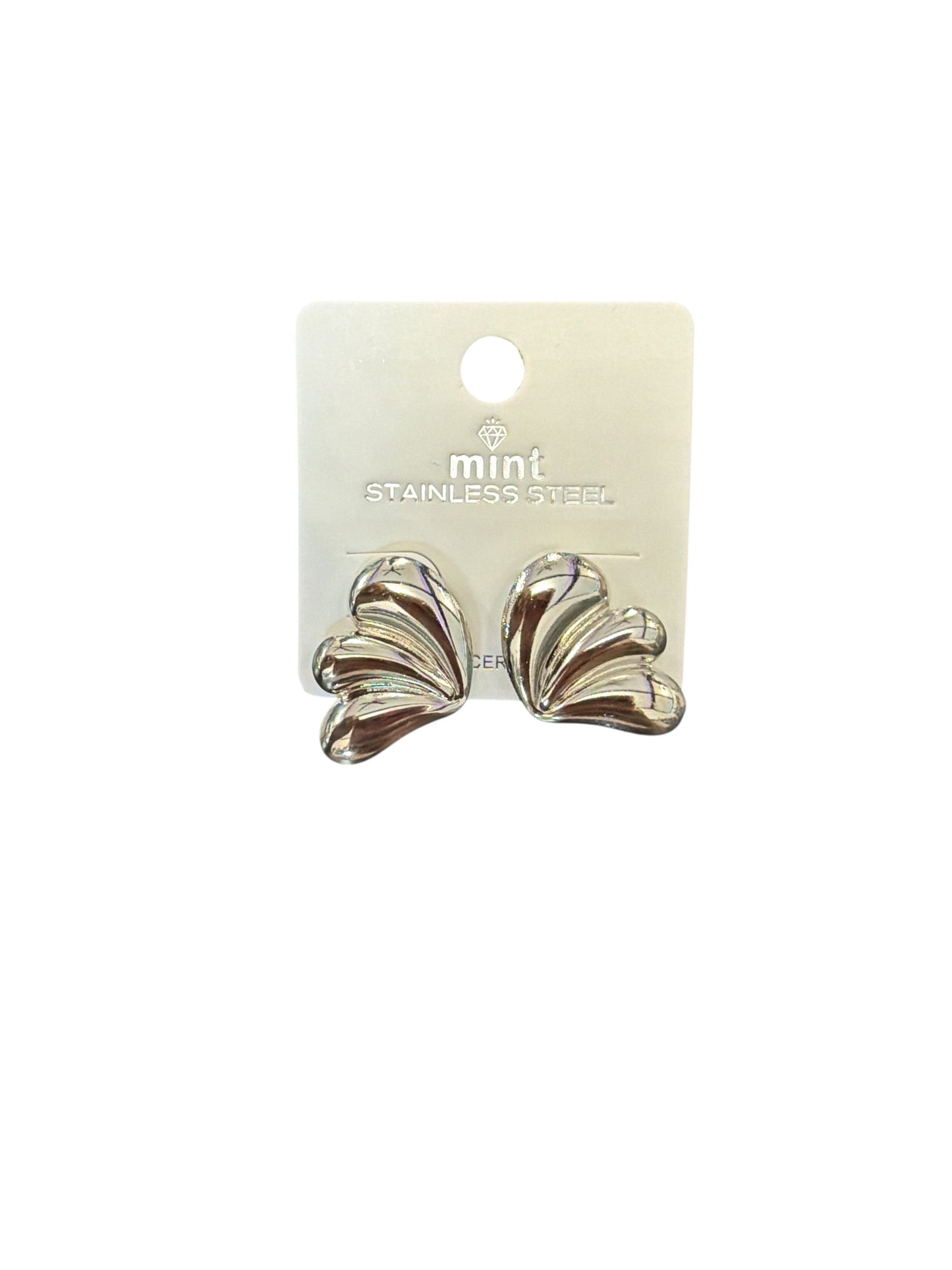 SHELL FLOWER STUDS