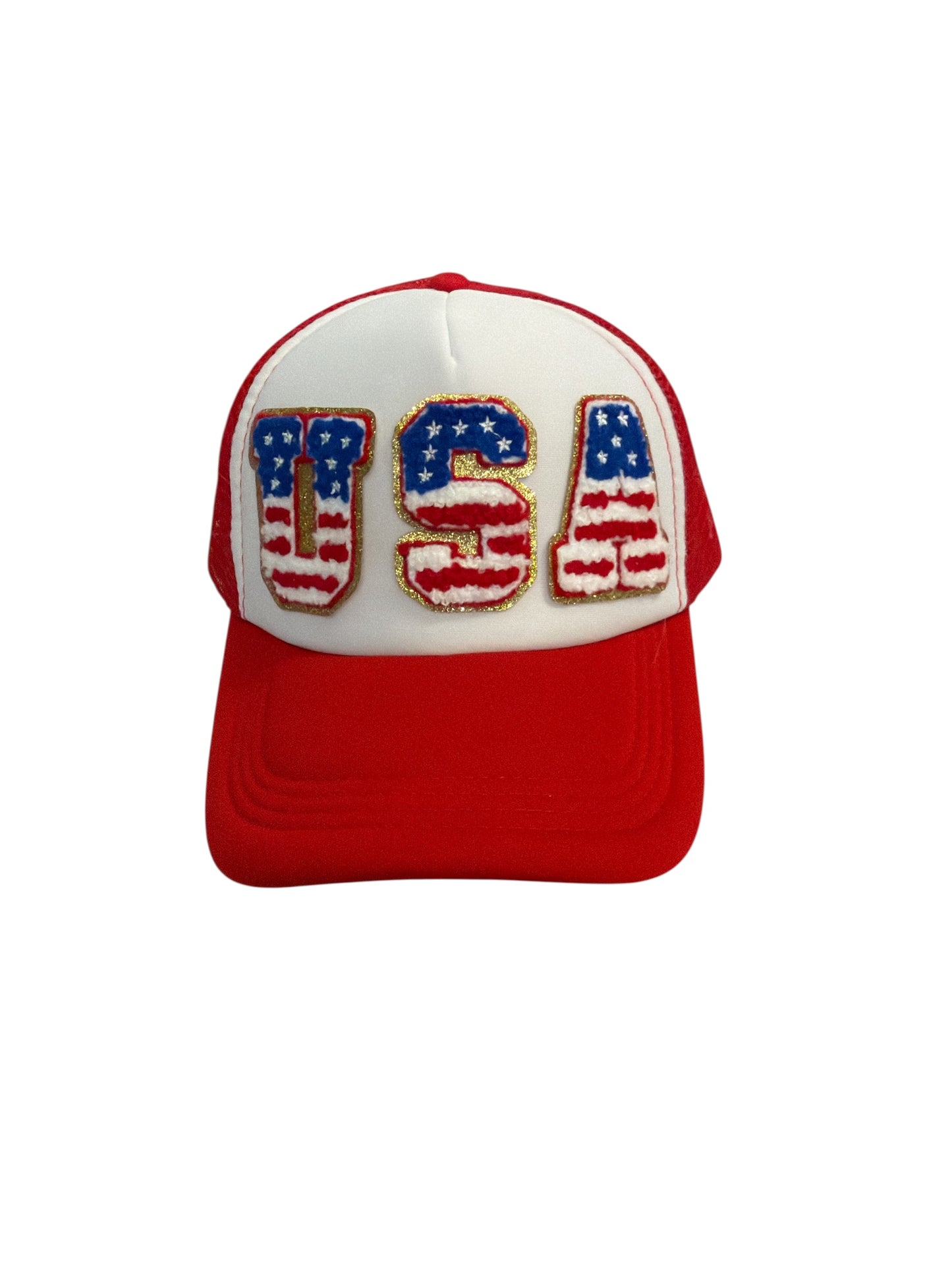 USA BLING TRUCKER HAT