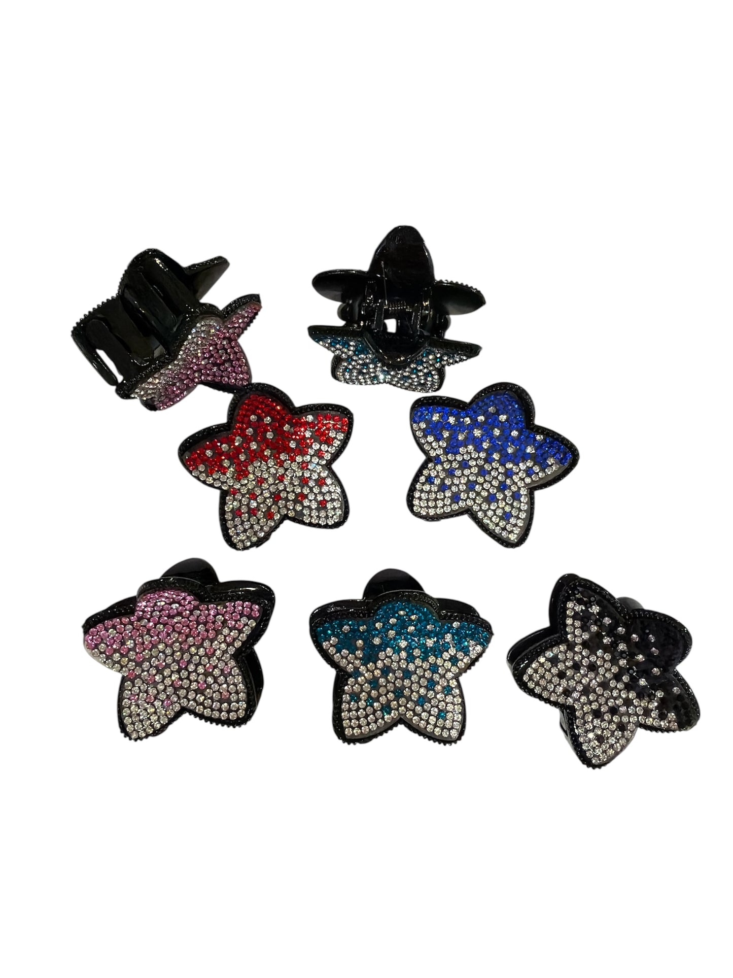 STAR Rhinestone Clips