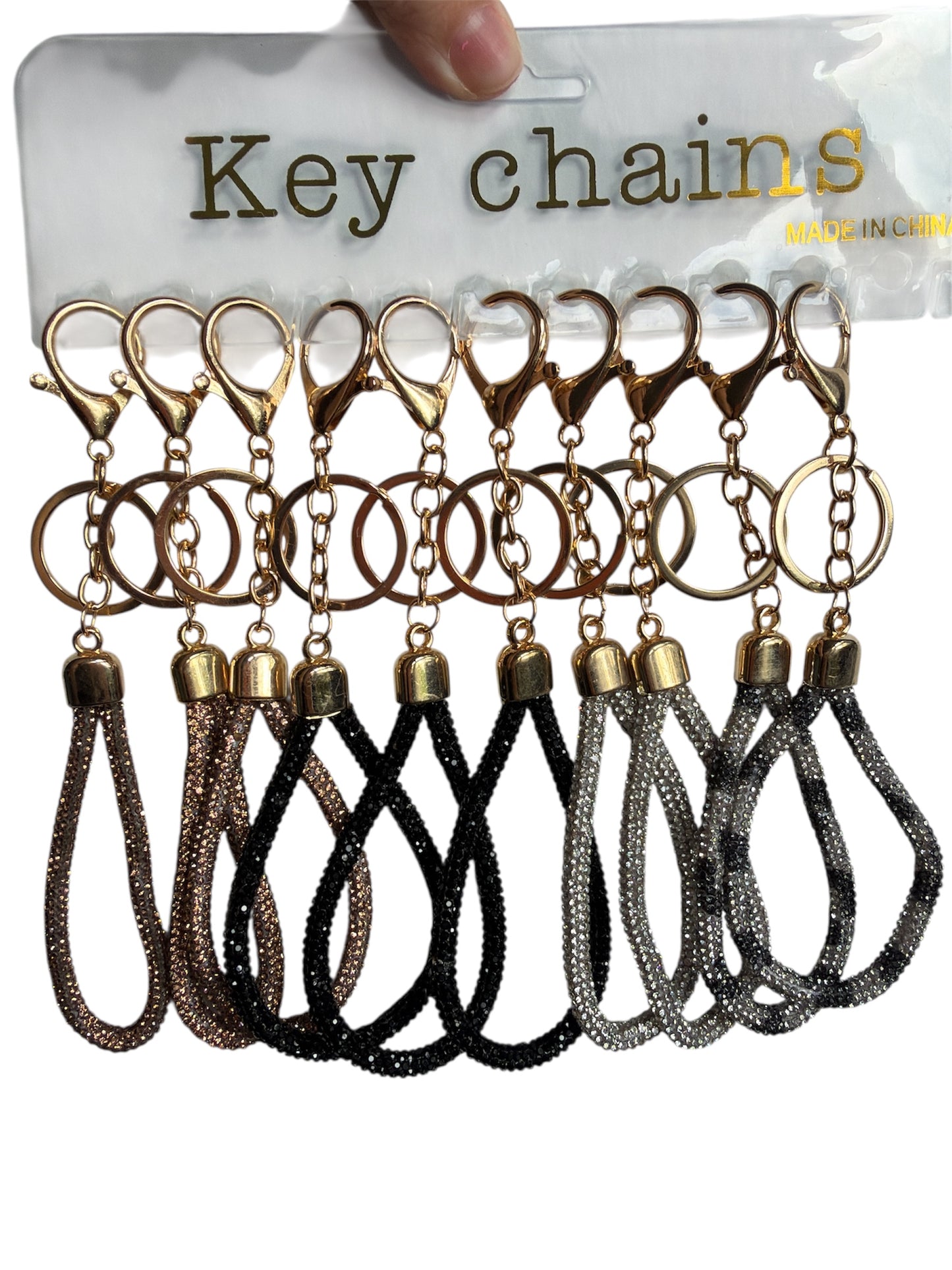Bling Rope Keychains