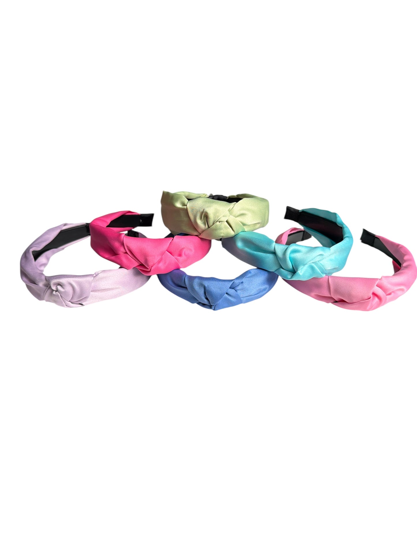 Solid Satin Topknot Headband