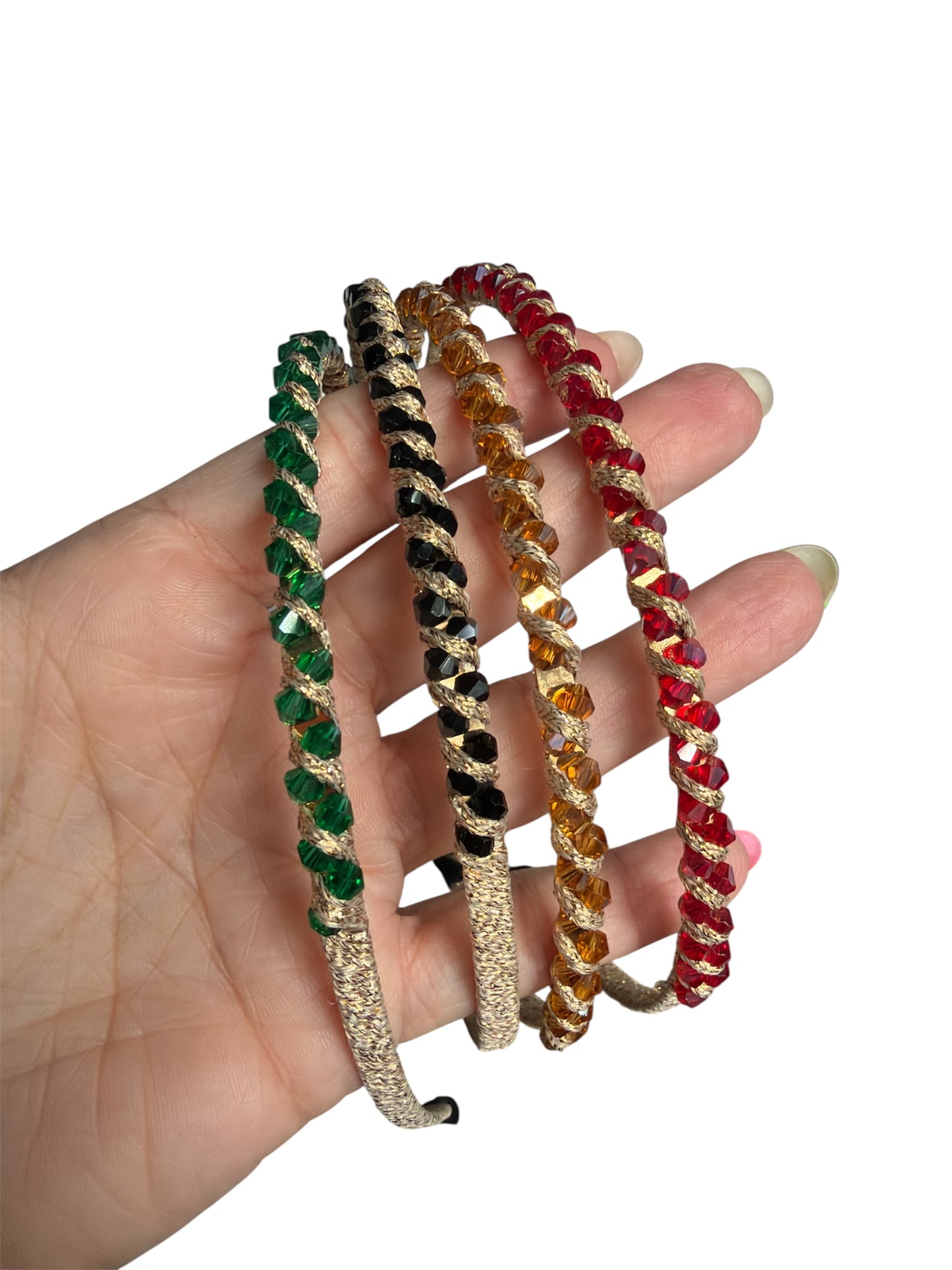 Thin Twist Rhinestone Headband