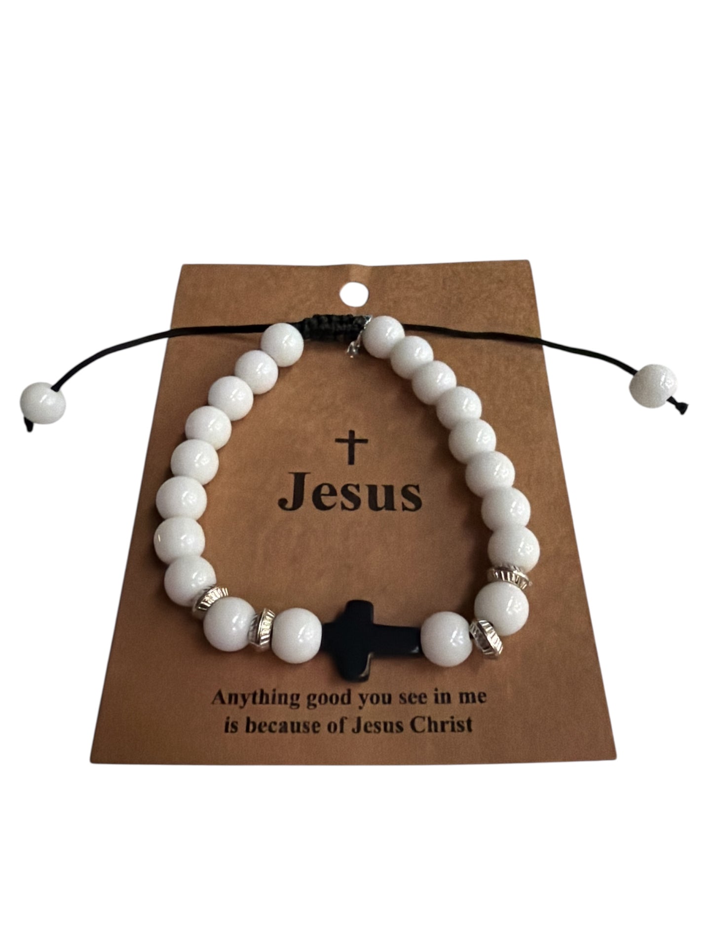 Jesus Beaded Bracelet