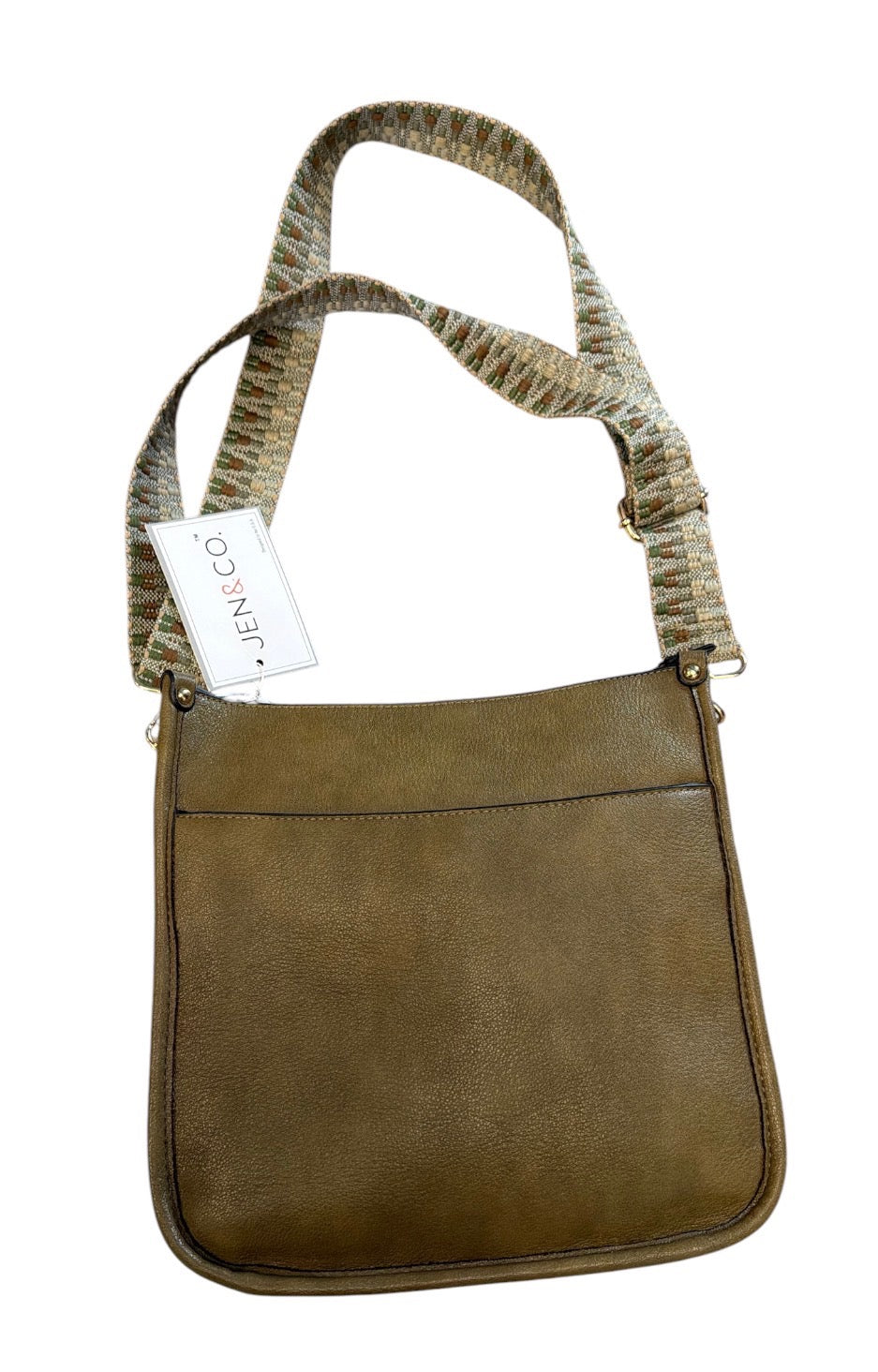 JEN&CO - TAUPE OVERSIZE CROSSBODY