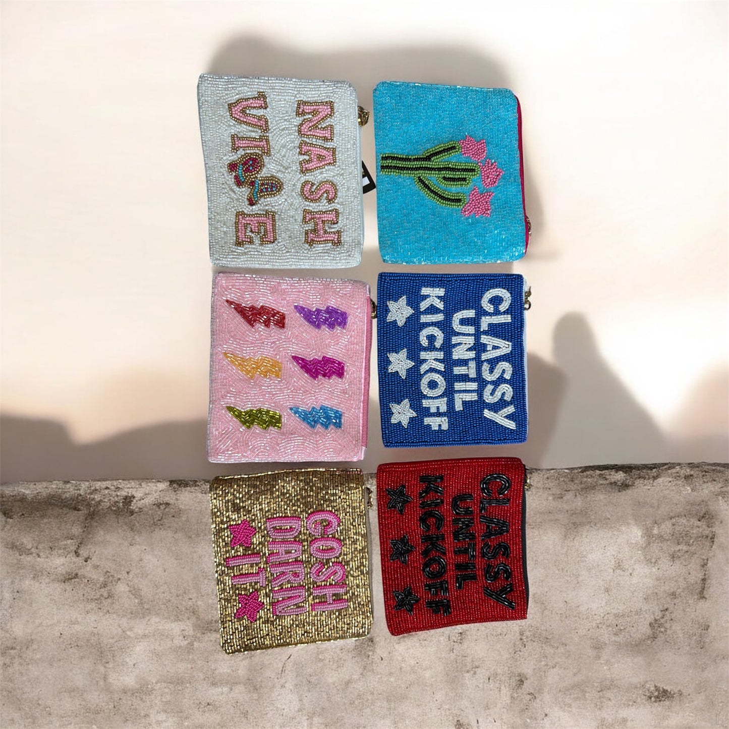 Beaded Coin Bags