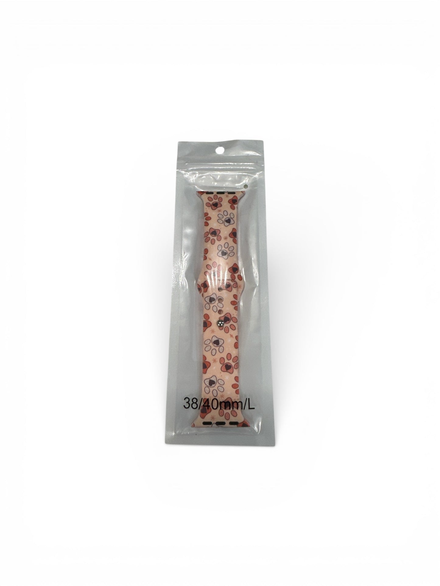 Paw Print Silicone Watch Band 38/40mm