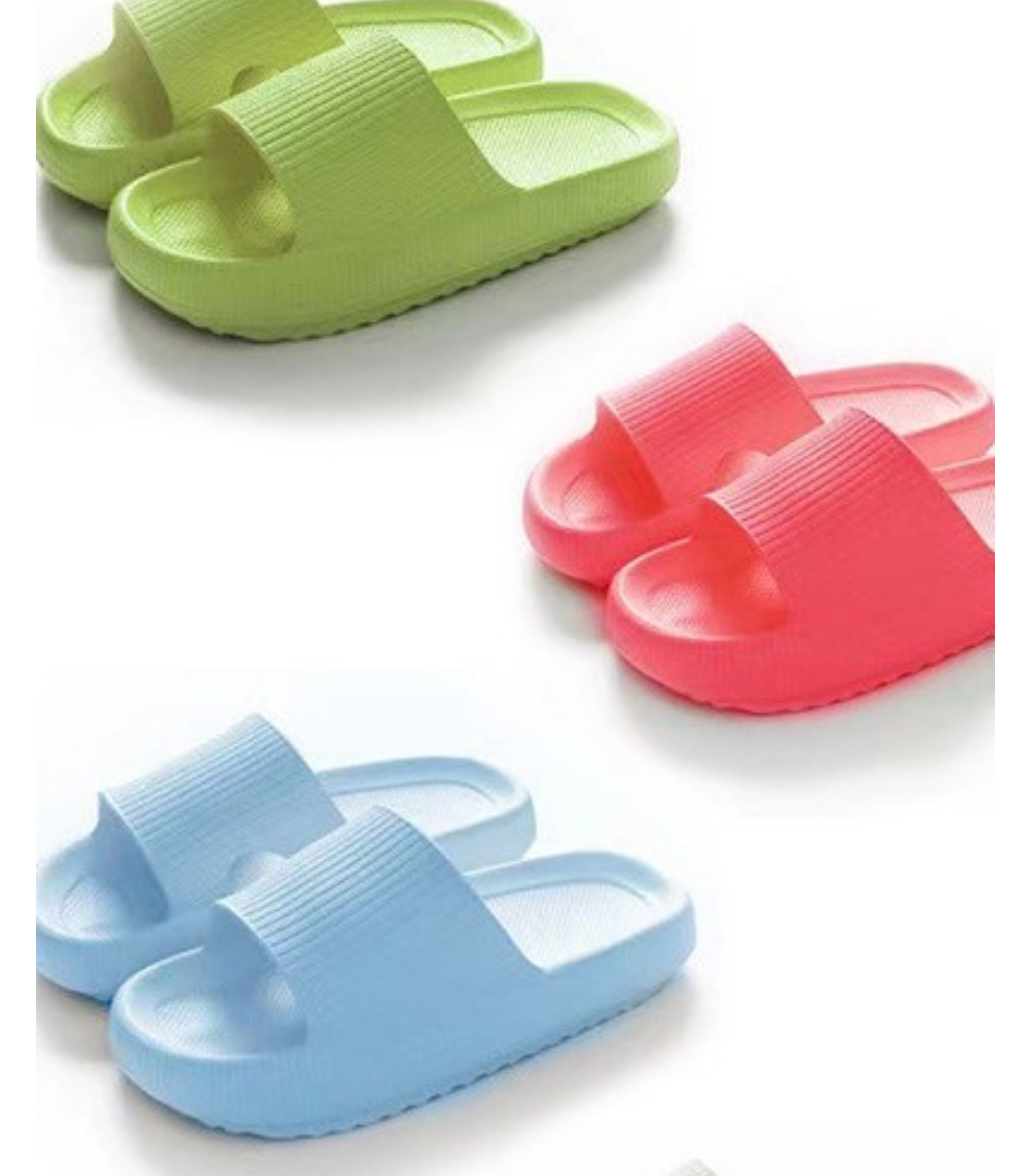 Rubber Slide Sandals