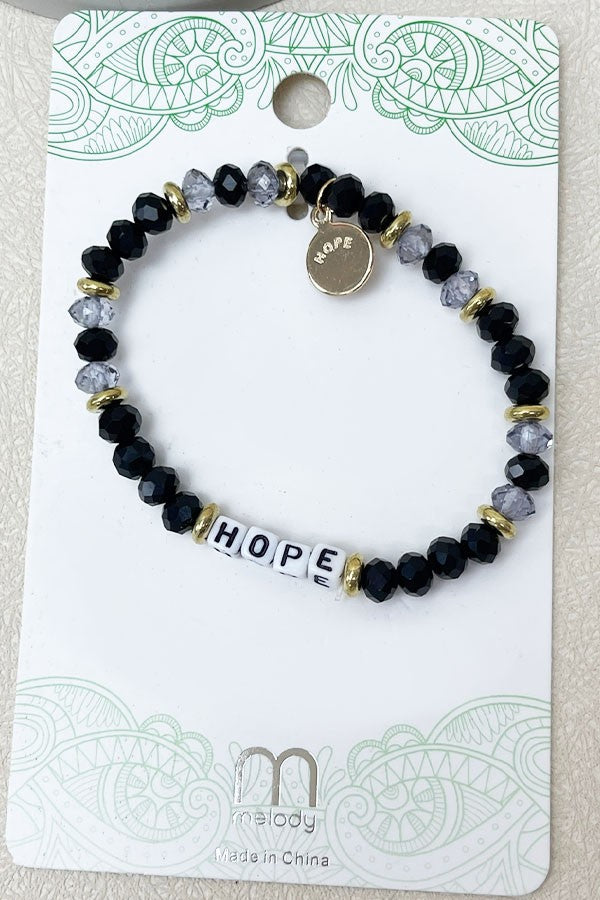 Inspirational Beaded Bracelet