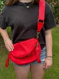 Oversize Bum Bag Crossbody - Solid