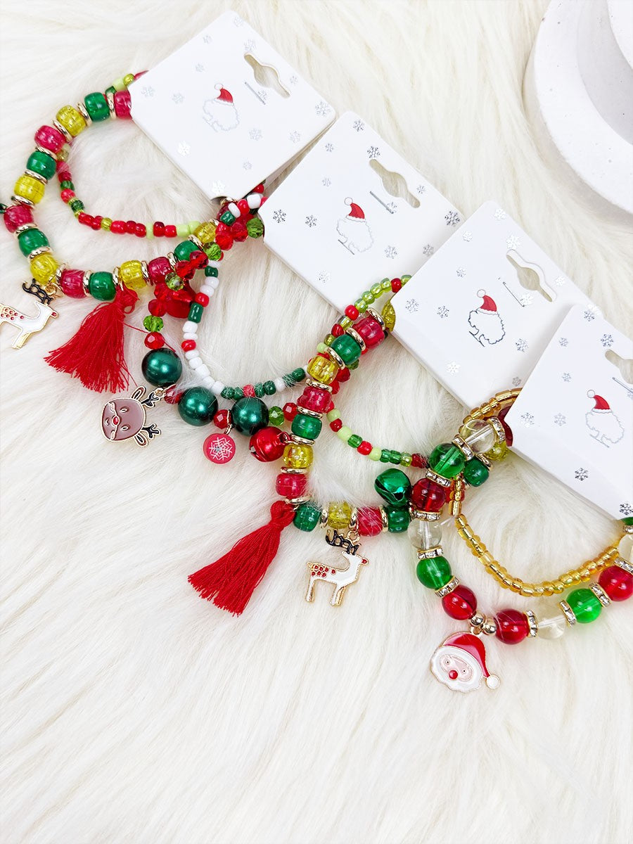 Christmas Theme Bracelet w Charm