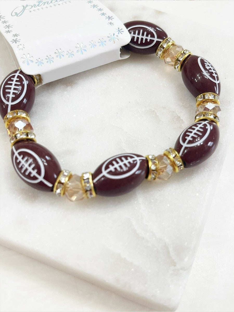 Sports Theme Stretch Bracelet