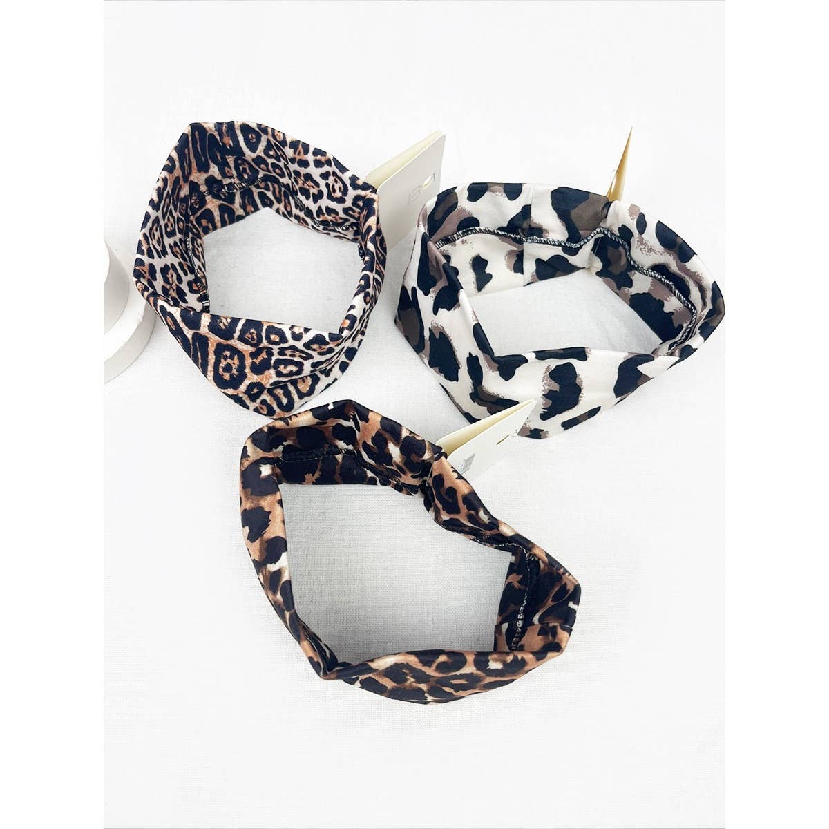 Leopard Printed Stretch Wide Headband