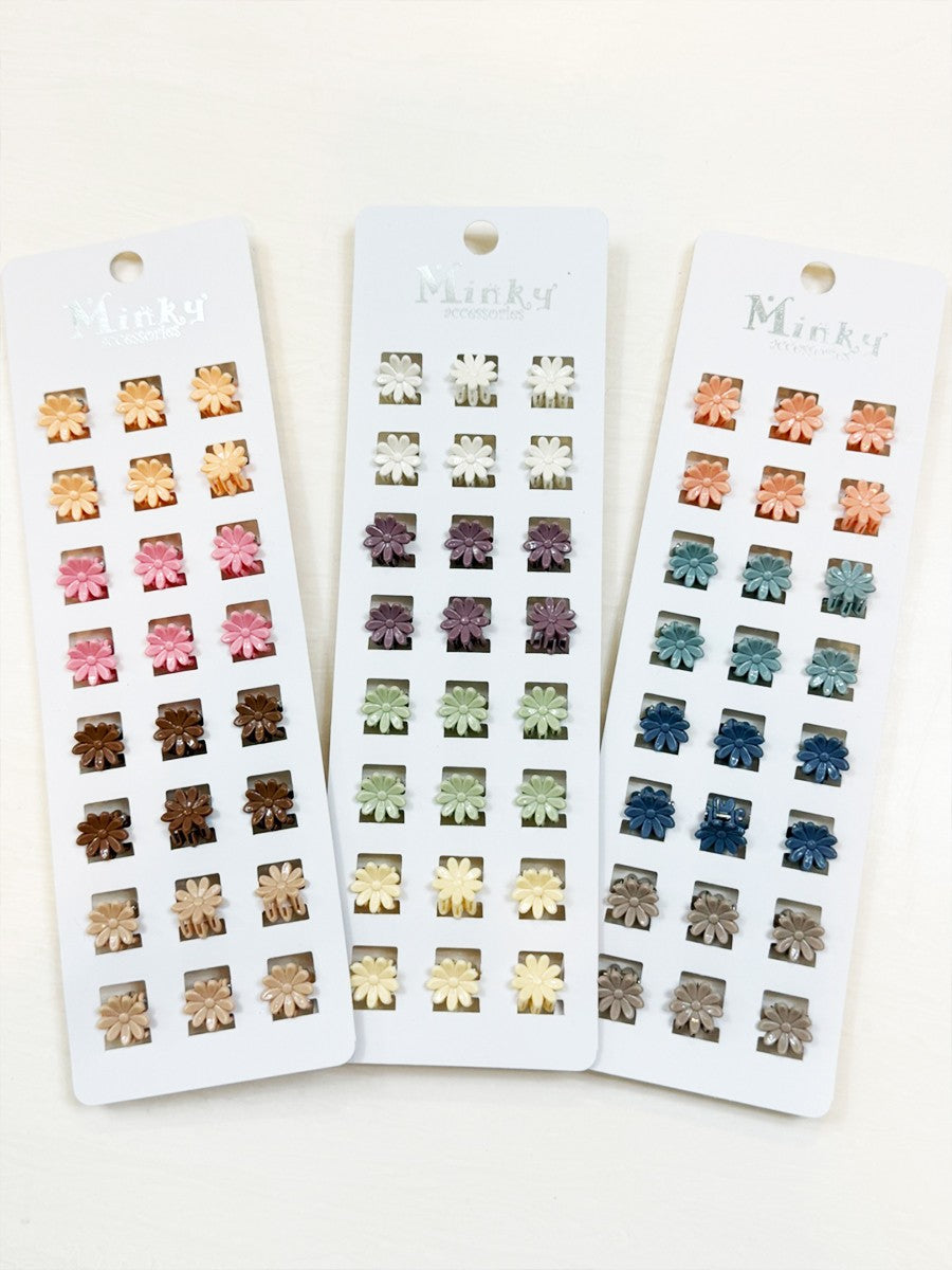 24 Pk Daisy Hair Clip
