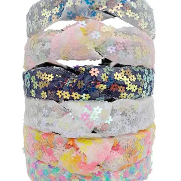 Floral Sequins Headband