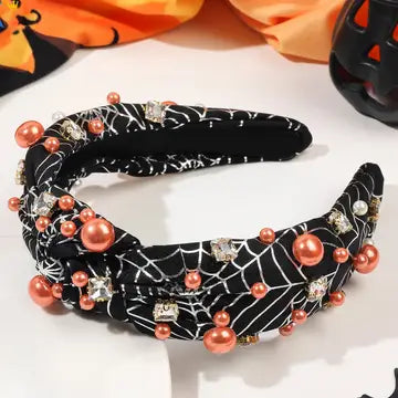 Halloween Diamond Pearl Headband