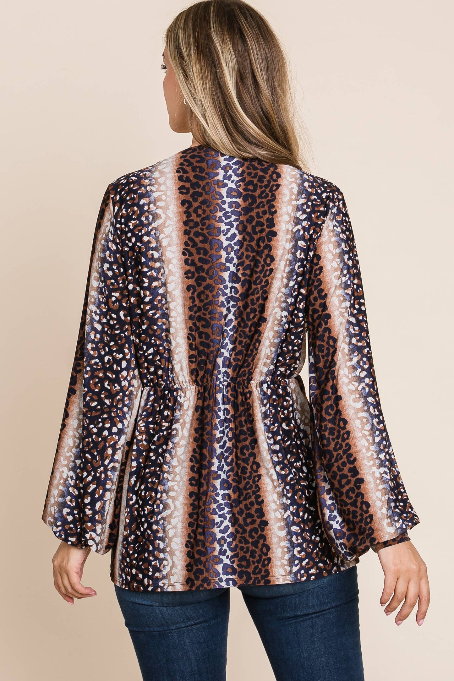 LONG SLEEVE WRAP TUNIC