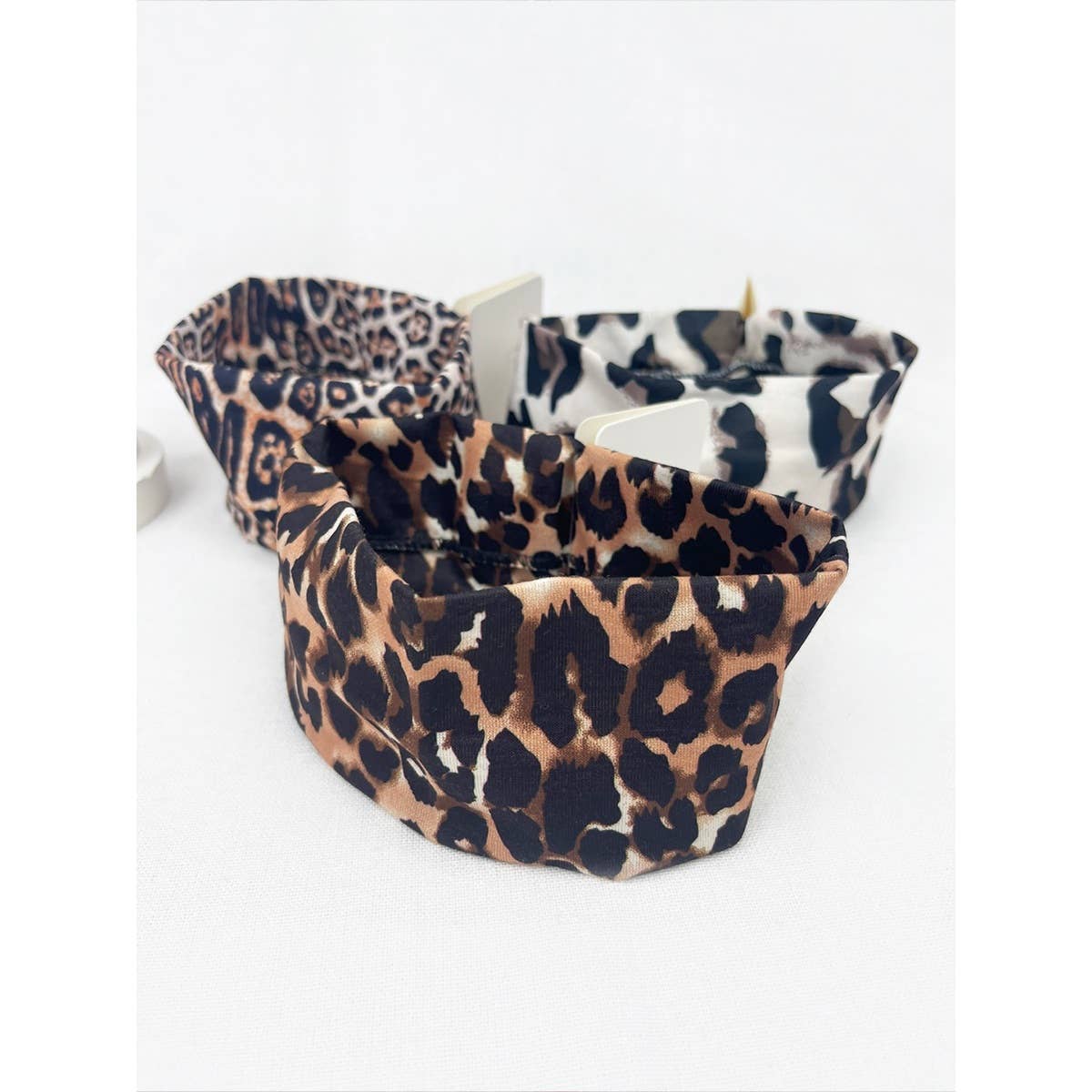 Leopard Printed Stretch Wide Headband