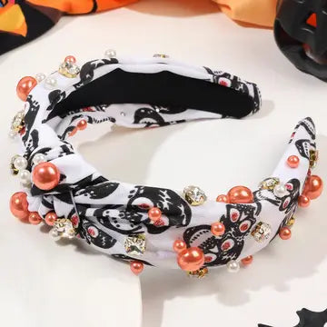 Halloween Diamond Pearl Headband