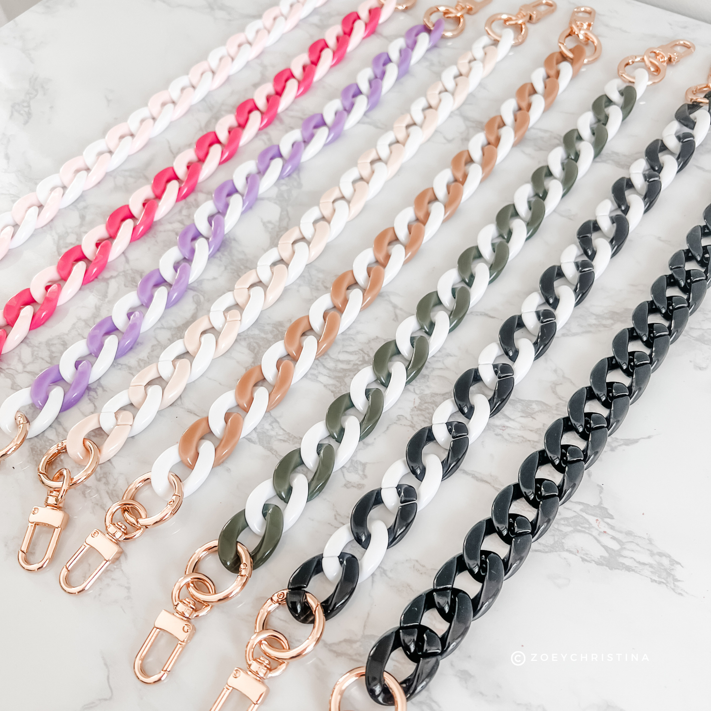 Chunky Acrylic Bag Chains